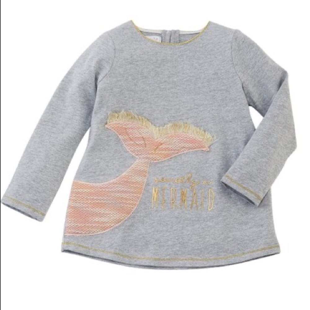 🧜‍♀️NWT Mud Pie Baby Girl Mermaid Tunic 12-18M🧜‍♀️